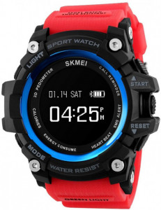   Skmei 1188 Smart Watch Red and Black ( 5 bar) 5