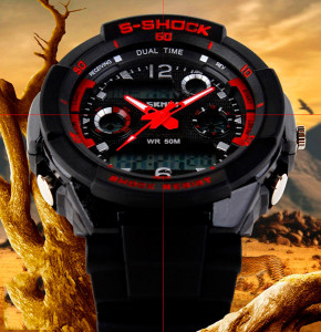   Skmei S-Shock Red 0931R 5