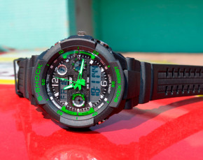   Skmei S-Shock Green 0931 4