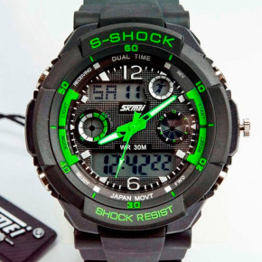   Skmei S-Shock Green 0931 5