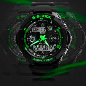   Skmei S-Shock Green 0931 8