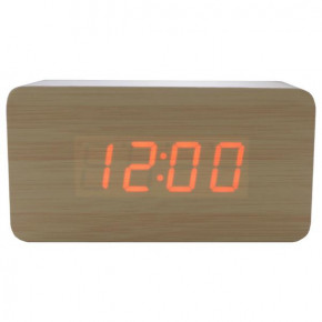   Wooden Clock 1295  (1295 Red)