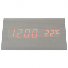   Wooden Clock 1301  (1301 Red)