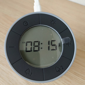 -- MUID Clock Night Light (FZ-01) Grey 6