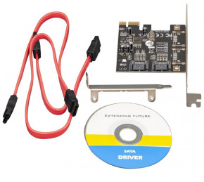  Frime ASM1061 (ECF-PCIEto2SATAIII.LP) PCI-E-2xSATA III