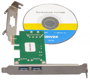  Frime NEC720200F1 (ECF-PCIEtoUSB003.LP) PCI-E-2xUSB3.0