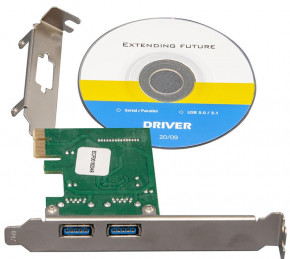  Frime NEC720202 (ECF-PCIEtoUSB004.LP) PCI-E-2xUSB3.0