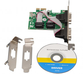  Frime WCH382L (ECF-PCIEto2SWCH382.LP) PCI-E-2xRS232