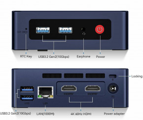   Beelink Mini S12 8/256Gb. Windows 11 12