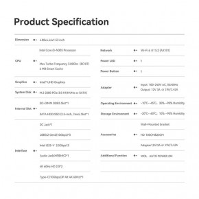  Beelink EQ 12 Pro  Core i3-N305  16