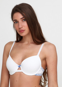  Body Flirt 80A (BF-123_White-Blue)