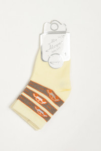  Baby Socks 1-2 Year  (KV-0085Y_Yellow)