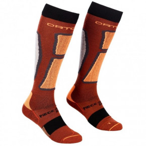   Ortovox SKI ROCKNWOOL LONG SOCKS M clay orange - 39-41 -  (025.001.0108)