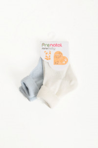  Prenatal 0-1 month ,  (NN262SS05_White-Lblue)