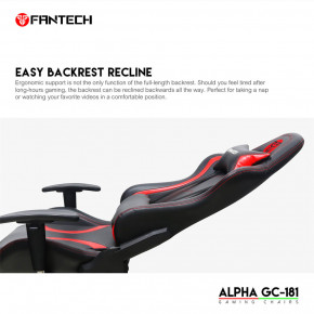    Fantech Alpha GC-181 Black/Red (GC181br) 5