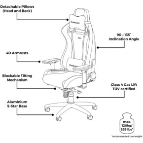   Noblechairs Epic Gaming Black Edition (NBL-PU-BLA-004) 10