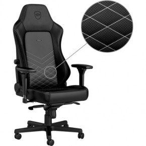   Noblechairs HERO Black/Platinum White (NBL-HRO-PU-BPW) 3