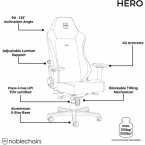   Noblechairs Hero Doom Edition (NBL-HRO-PU-DET) 11