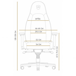   Noblechairs Icon Black/Blue (NBL-ICN-PU-BBL) 6