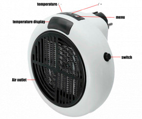   XPRo Electric Heater For Home 900W  (24377-For Home_344) 4