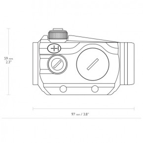   Hawke Vantage Red Dot 1x30 (9-11mm) 4