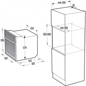   +   Gorenje BO737E114XG + ECS643BSC 4