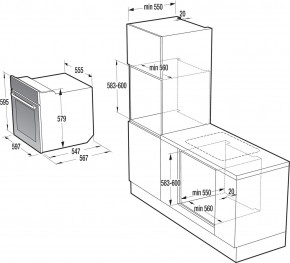   Gorenje BO7732CLB  (JN63BO7732CLB)