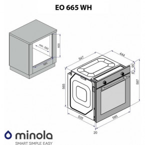    Minola EO 665 WH  10