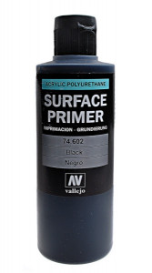 -  Vallejo Black Primer 200  (VLJ74602)