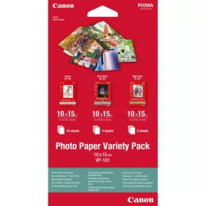  Canon 4x6 VP101S Photo Paper Variety- Pack (0775B078)