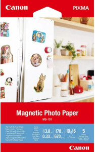  Canon 4*6 Magnetic Photo Paper MG-101, 5 (3634C002)