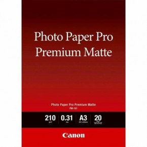  Canon A3 Photo Paper Premium Matte PM-101 20  (8657B006)