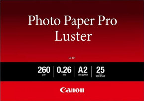  Canon A2 Luster Paper LU-101 25 (JN636211B026)