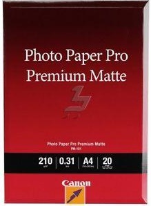  Canon A4 Photo Paper Premium Matte (8657B005)