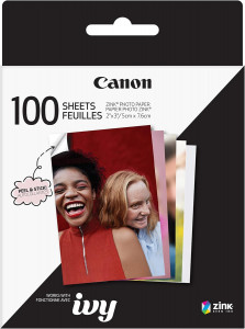     100  Canon Zink White 50mm x 77mm (2  3) (6135C001AA)