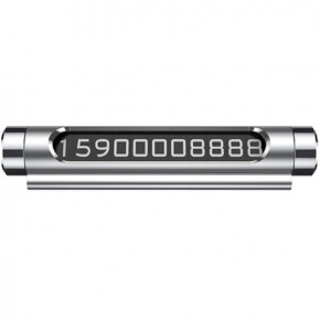   Baseus Metal Temporary Parking Number Plate  (ACNUM-C0S)