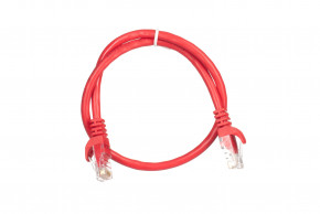 - 2E Cat 6 UTP RJ45 26AWG 7/0.16 Cu 0.50  PVC Red (2E-PC6COP-050RD) 3