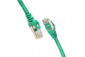 - 2E Cat 6 S-FTP    RJ45 42 27AWG 7/0.14 Cu 0.20 m PVC Green (2E-PC6SFTPCOP-020GRN)