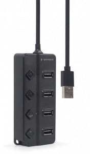  USB 2.0 Gembird 4USB2.0,  , , Black (UHB-U2P4P-01) 5