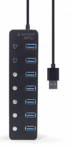  USB 3.0 Gembird 7USB3.0,  , /, Black (UHB-U3P7P-01) 5