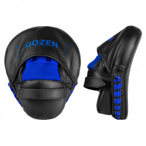  Dozen Monochrome Training Focus Mitts Black/Blue 4