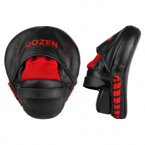  Dozen Monochrome Training Focus Mitts Black/Red 4