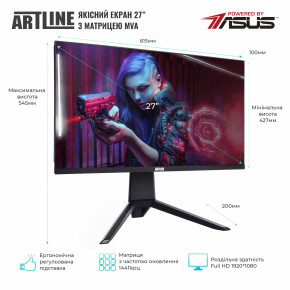  Artline Gaming G75 (G75v33) 3