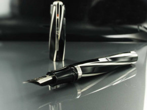  Visconti 26302PDA55F Divina Black Over FP 23KT F 3