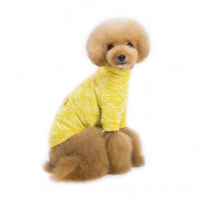        Dog Baby Button Yellow L Dog Baby  3