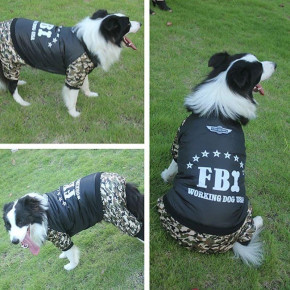    Dog Baby FBI Camouflage 2XL