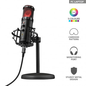  Trust GXT 256 Exxo USB Streaming Microphone 12