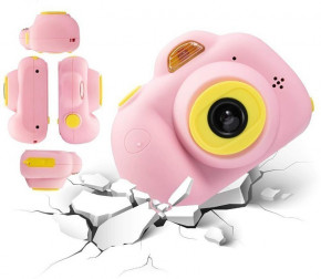   Upix Kids Camera SC02 Pink 5