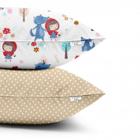   Cosas RED RIDING HOOD DOTS BEIGE SetPillow_RedRidingHood_DotsBeige_5070 (4822052043325)