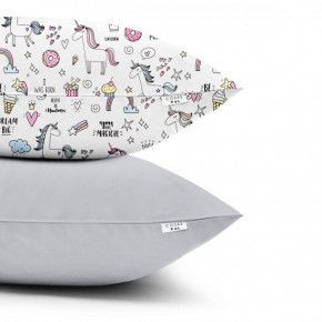   Cosas UNICORN SWEET GREY SetPillow_UnicornSweet_Grey_5070 (4822052050286)